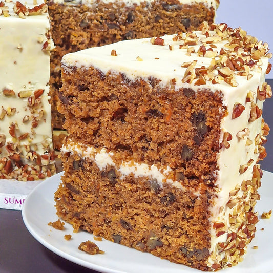 *COLLECTION ONLY* AWARD WINNING Sumptuous®️ Orange and Pecan Nut Carrot Cake